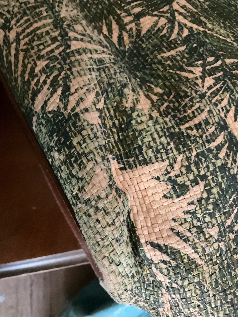 Liz Claiborne Tropical Palm Tree Clutch Bag - Picture 14 of 14